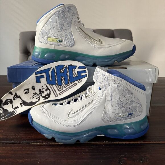 Nike Air Max 360 BB White Varsity Royal Shoes main image 6